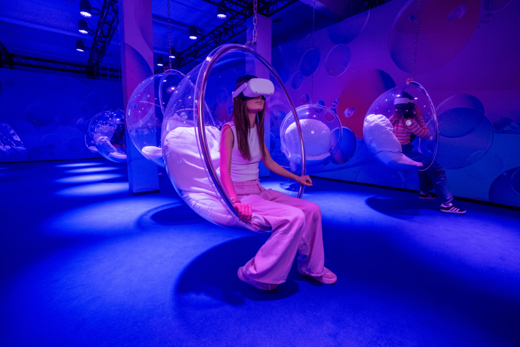 VR Room at Bubble Planet London offering an immersive virtual reality experience