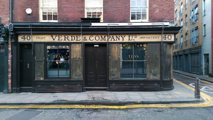 Verde & Company Coffee Shop London A historic café with wooden interiors and fresh pastries in London