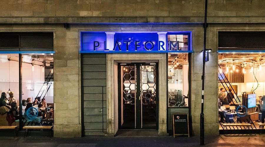 Platform Shoreditch: Best Gaming Bar in London, located in Shoreditch Exterior of Platform Shoreditch, the best gaming bar in London, located in Shoreditch